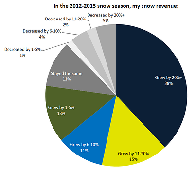 snow revenue increase